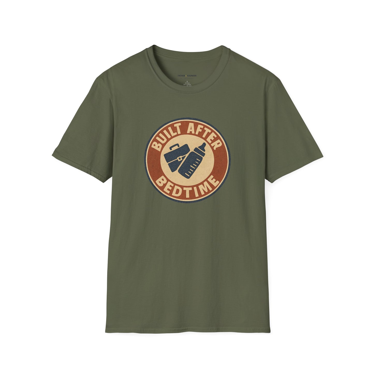 Built After Bedtime Badge T-Shirt