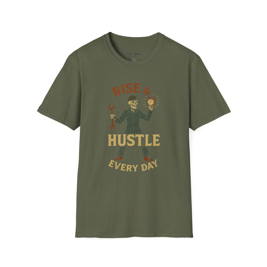 Rise And Grind Dad T-Shirt