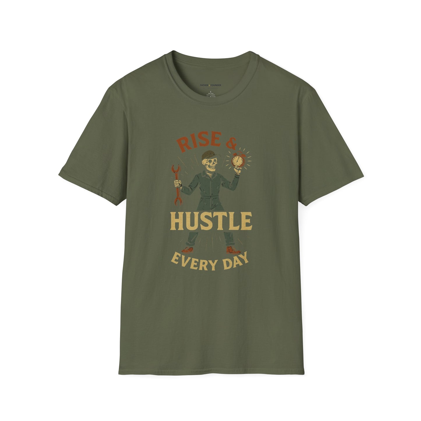 Rise And Grind Dad T-Shirt