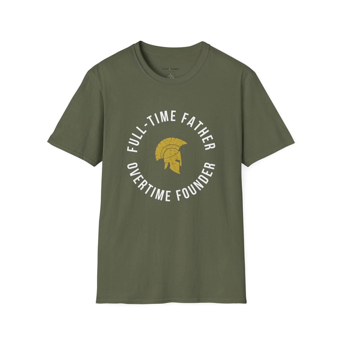 Full-Time Father, Overtime Founder T-Shirt