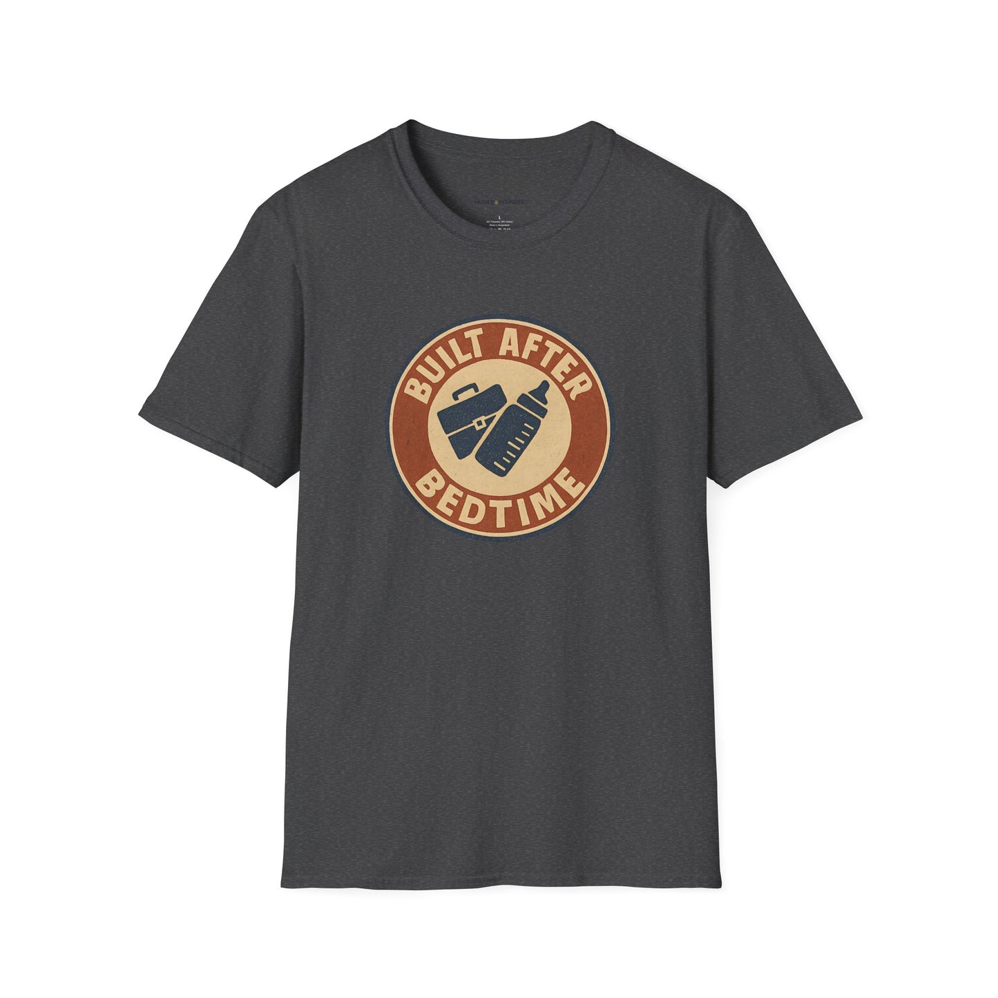 Built After Bedtime Badge T-Shirt
