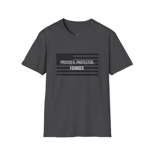 Provider. Protector. Founder. Flag Edition T-Shirt
