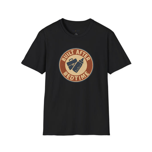 Built After Bedtime Badge T-Shirt