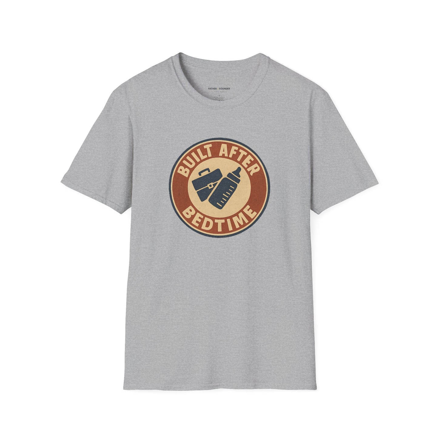 Built After Bedtime Badge T-Shirt