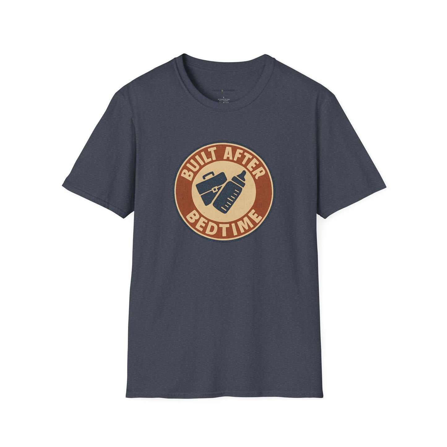 Built After Bedtime Badge T-Shirt